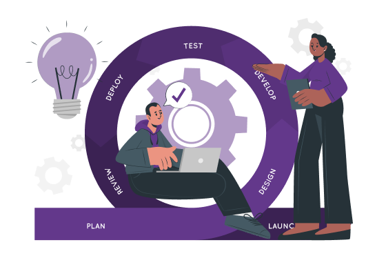 Development Process Illustration